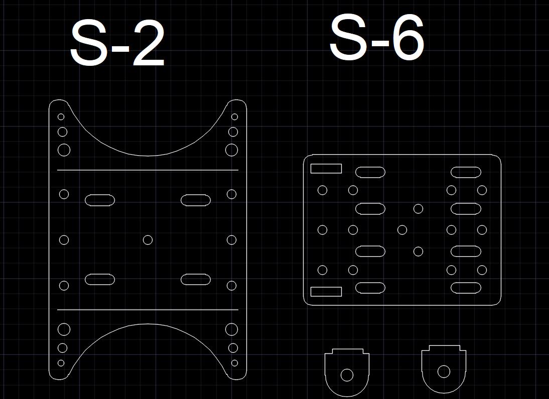 Чертеж Крепление мотора к сверлильному станку Зубр ЗСС-350