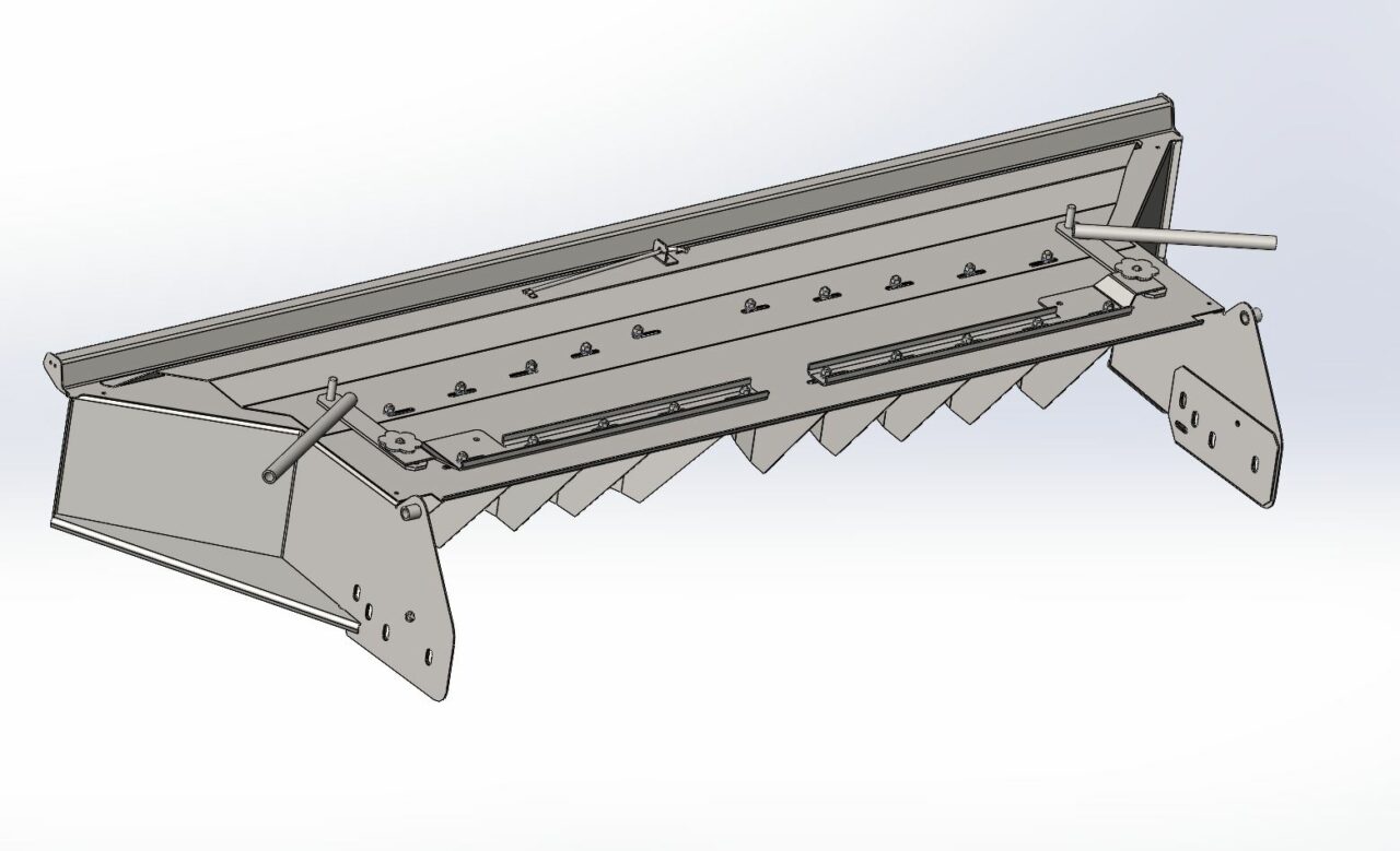 Чертеж Разбрасыватель измельчителя (аналог 152.14.13.100 Акрос-590(595) "+")