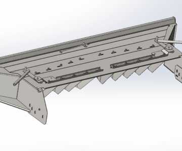 Чертеж Разбрасыватель измельчителя (аналог 152.14.13.100 Акрос-590(595) "+")