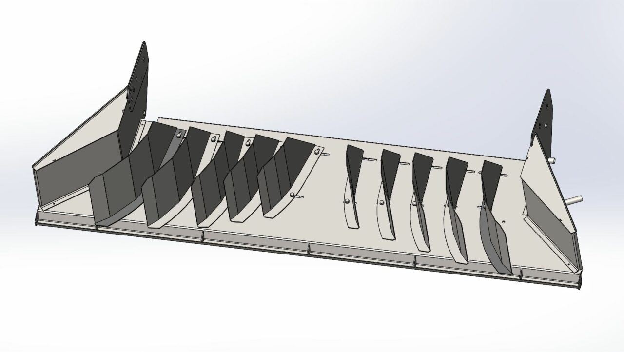 Чертеж Разбрасыватель измельчителя (аналог 152.14.13.100 Акрос-590(595) "+")