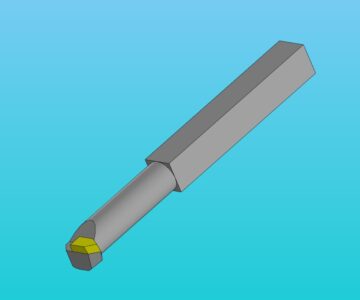 3D модель Резец с напайкой ВК-8