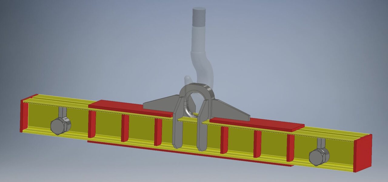 3D модель Траверса г/п 6 т