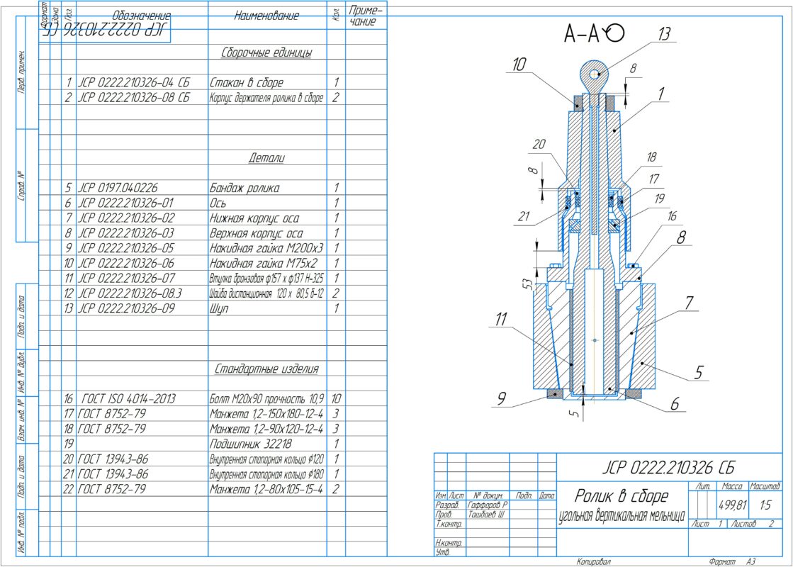 3D модель Ролик валковой (вертикальной) мельницы
