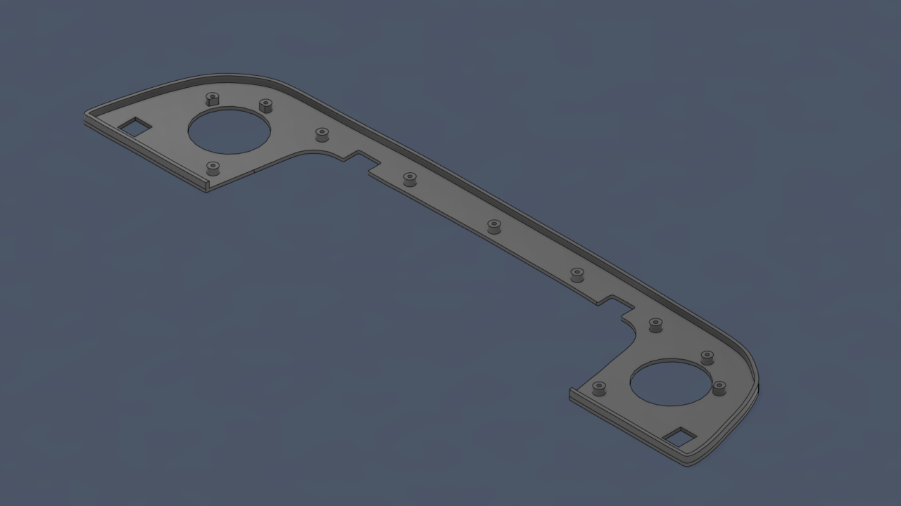 3D модель Прокладка ручки BMW e34-32