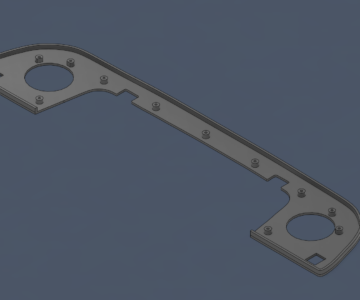 3D модель Прокладка ручки BMW e34-32