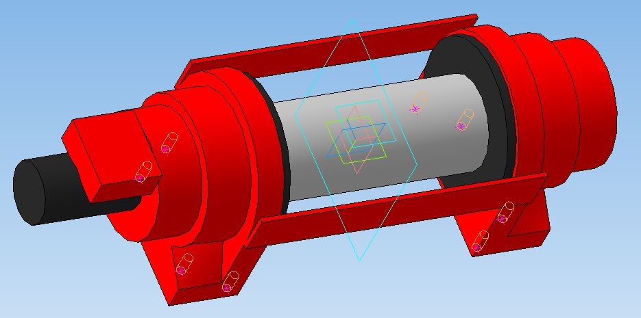 3D модель Гидравлическая лебедка Runva HWV10000
