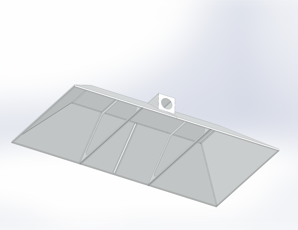3D модель Вытяжной козырек для сварочных работ.
