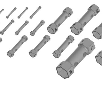 3D модель Торцевые гаечные ключи ГОСТ 25789—83