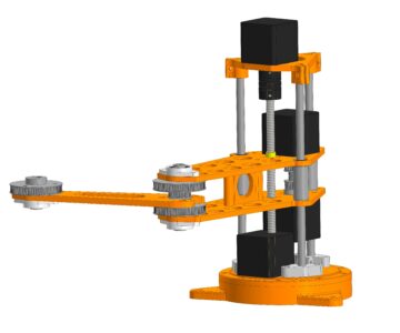 3D модель Рука-манипулятор типа SCARA