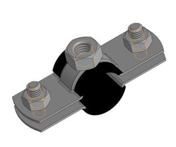 3D модель Хомут сантехнический для труб