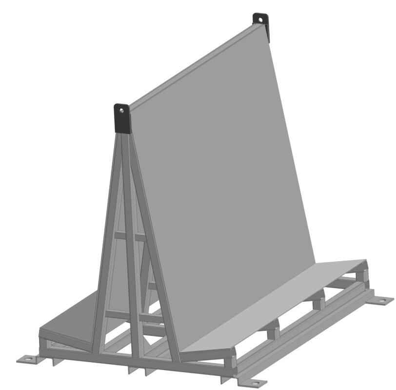 3D модель Тара для подъема и транспортировки стекла грузоподъемностью Q=410кг.