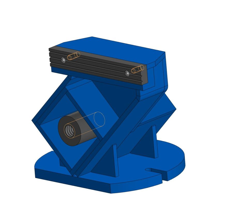 3D модель Тиски со смещенными губками