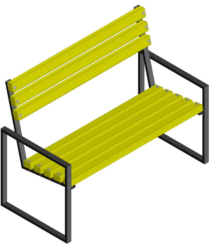 3D модель Скамейка длинной 1200 мм и 2000 мм