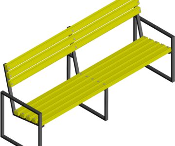 3D модель Скамейка длинной 1200 мм и 2000 мм