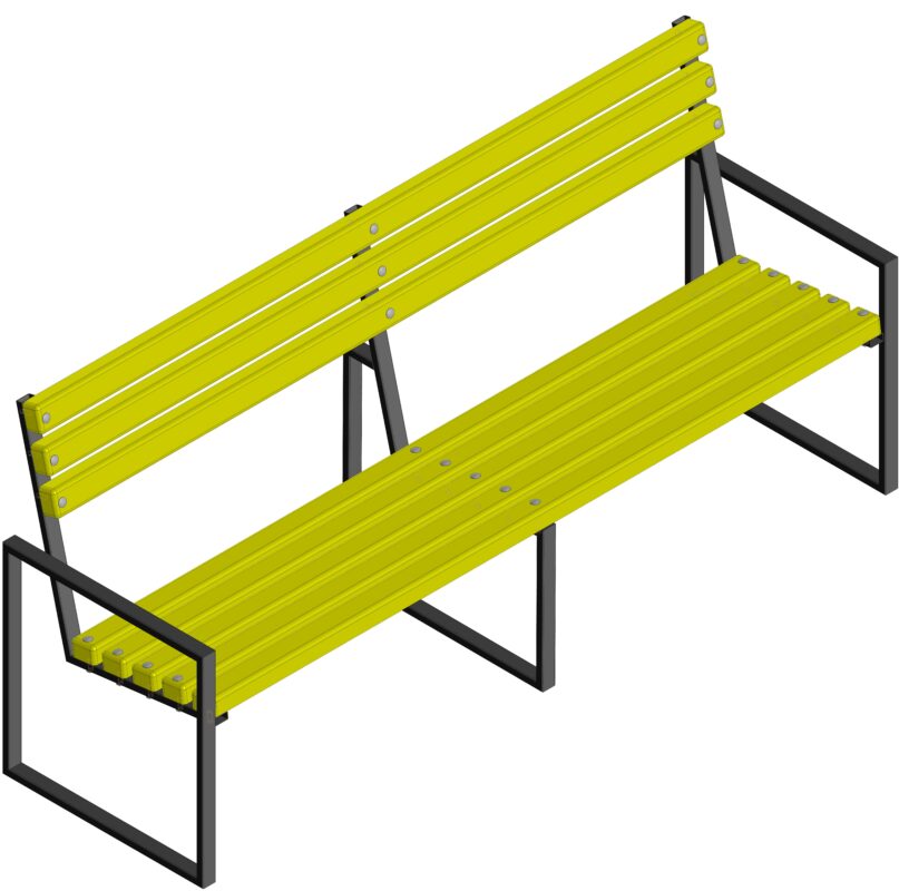 3D модель Скамейка длинной 1200 мм и 2000 мм