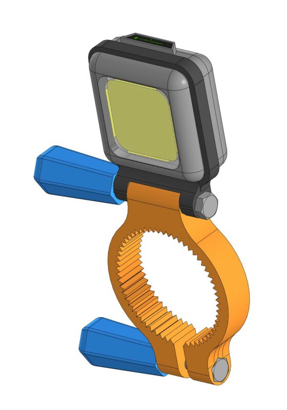 3D модель Сборка штатива подсветки для краскопульта