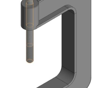 3D модель Струбцина сварная