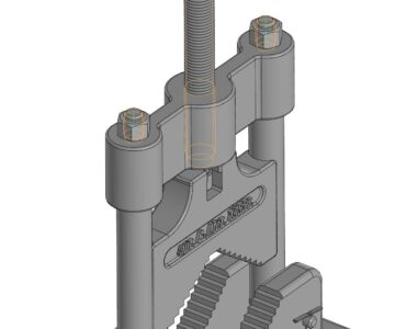 3D модель Трубные тиски до 80 - 85 мм