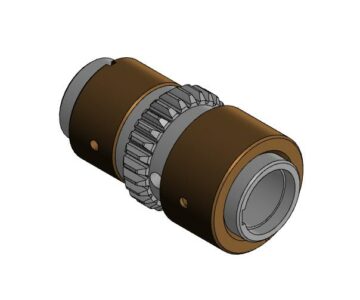 3D модель 2 ось фартука токарного станка 1к62