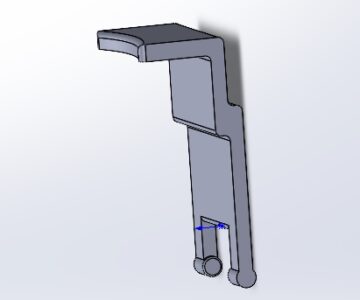 3D модель Зажим для ручки кофейника POLARIS