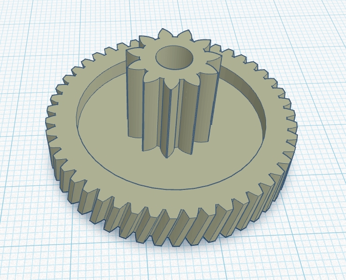 3D модель Шестерня дотяжки двери BMW F10 F11 F07 / 5 Series 2012