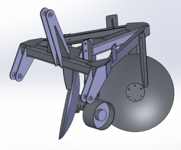Чертеж Плуг лесной дисковый ПД-0,7