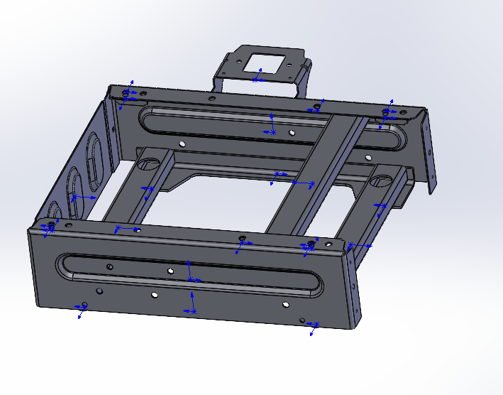 Чертеж Стойка под водительское сиденье С4412
