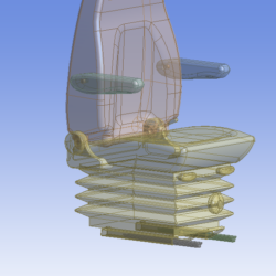 3D модель Кресло HXZ 5102A