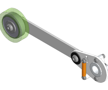 3D модель Ролик конвейерный прижимной ø60