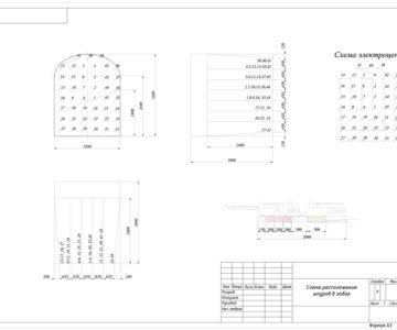 Чертеж Расчет параметров буровзрывных работ на проведение горизонтальной выработки и составление паспорта Вариант № 66