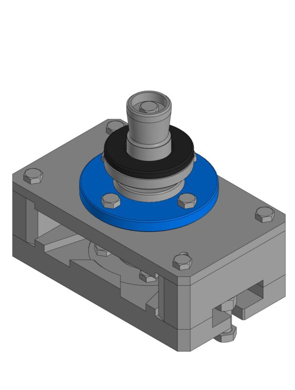 Чертеж Штамп для вырубки гаек от М8 до М14 на 50т пресс К115А