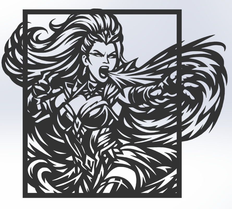 3D модель Пано Mortal Kombat Sindel