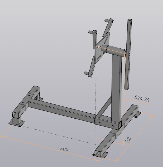 3D модель Стенд ДВС
