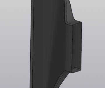 3D модель Воздуховод вытяжки для окна