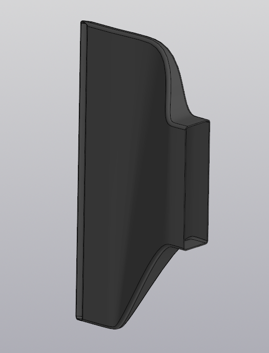 3D модель Воздуховод вытяжки для окна