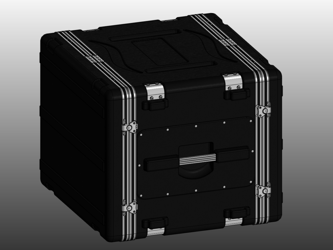 3D модель Рэковый кейс GATOR G-SHOCK-8L