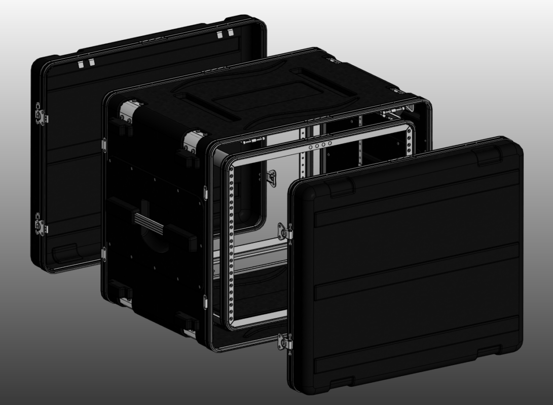 3D модель Рэковый кейс GATOR G-SHOCK-8L