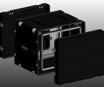 3D модель Рэковый кейс GATOR G-SHOCK-8L
