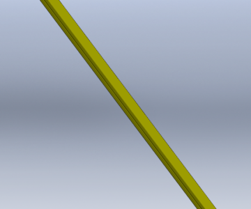 3D модель Двухканальный щуп для пневматического пробоотборника зерна