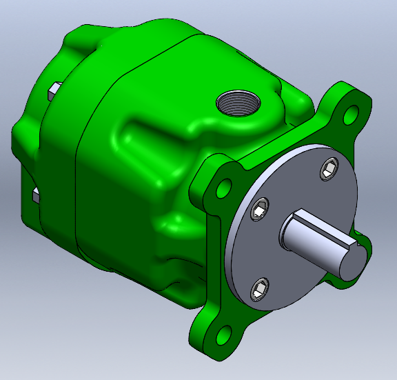 Чертеж Насос пластинчатый НПл 25/16