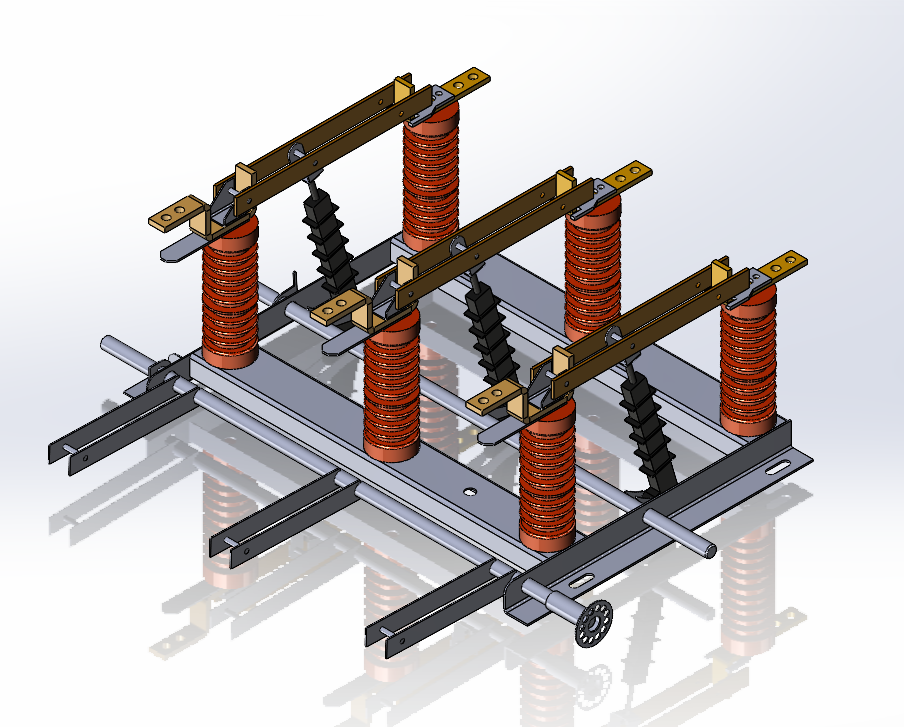 3D модель Распределительное выключающее устройство РВЗ 20кВ