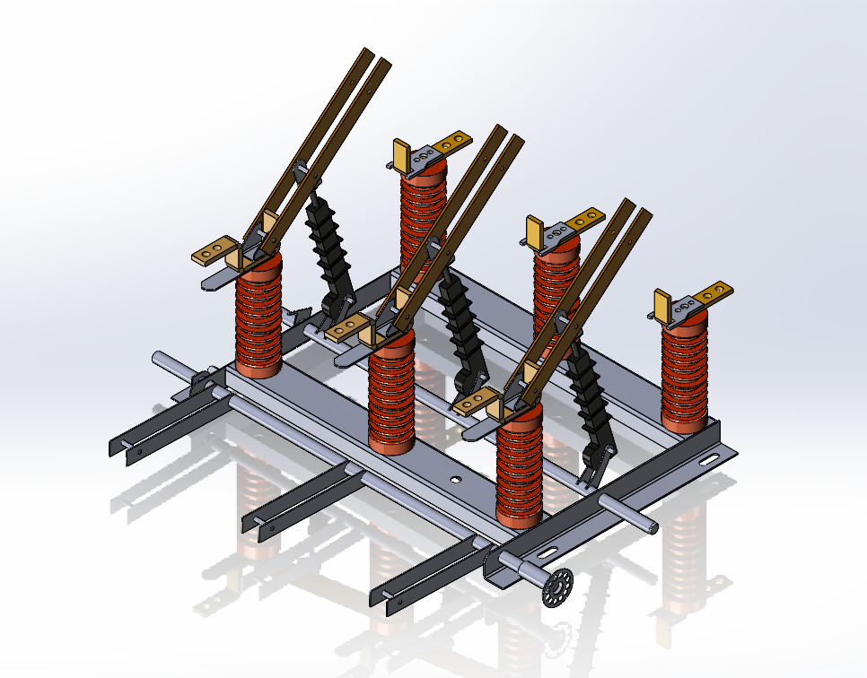 3D модель Распределительное выключающее устройство РВЗ 20кВ