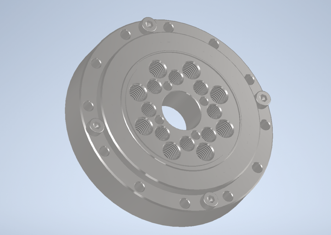 3D модель 3D модель упорного подшипника CSF-20