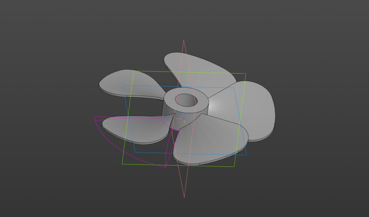 3D модель Винт корабля для печати