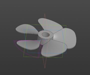 3D модель Винт корабля для печати