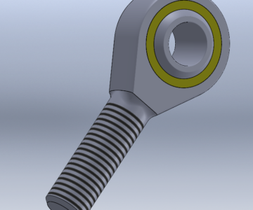 3D модель Шарнирный наконечник М10 и М8