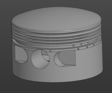 3D модель Поршень АМ-38