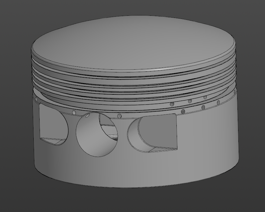 3D модель Поршень АМ-38