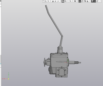 3D модель 3D модель кпп газ 53