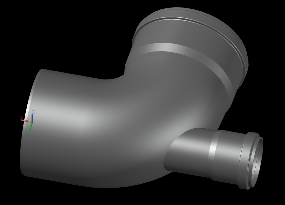 3D модель 3Д модели ПП канализационных труб и фитингов